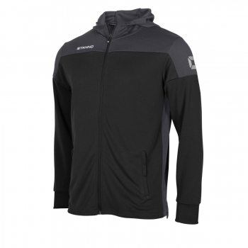 Stanno Pride Kapuzen Trainingsjacke Kinder Schwarz-Anthrazit